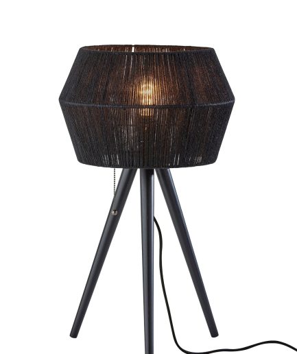 Anthony Montana Table Lamp-Black